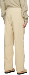 AURALEE Beige Biodegradable Nylon Over Trousers