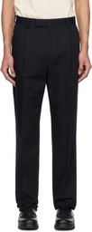 WACKO MARIA Black Pleated Trousers