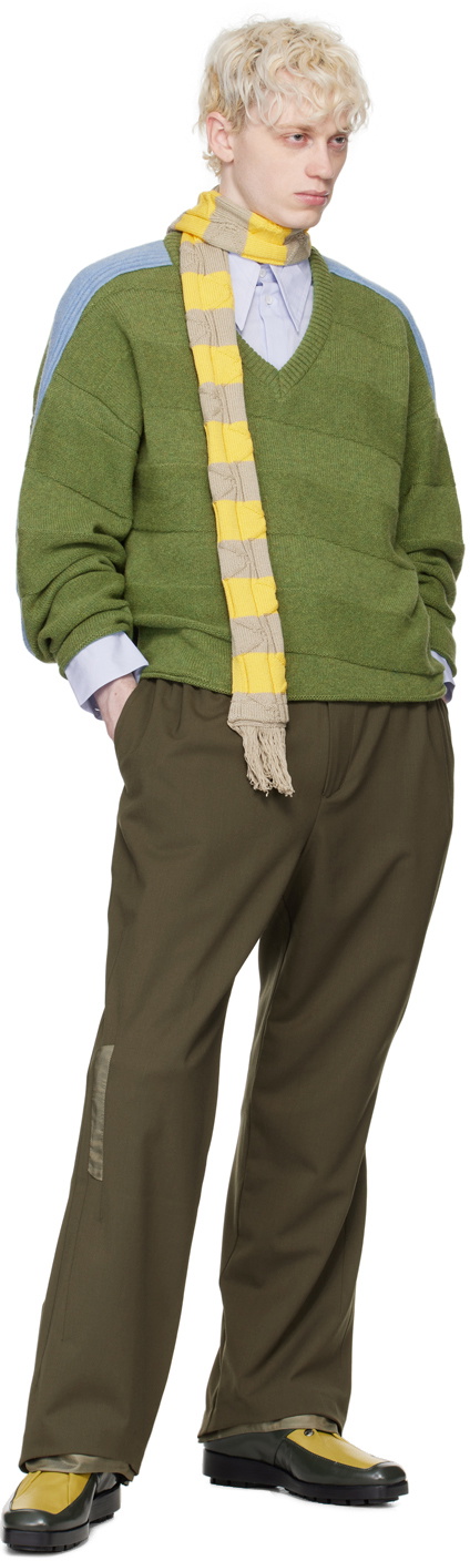 Kiko Kostadinov Khaki Orson Trousers Kiko Kostadinov