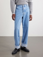 Thom Browne - Cinch-Back Wide-Leg Jeans - Blue