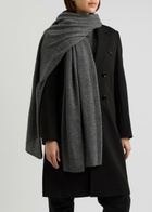 Lisa Yang Paris Cashmere Scarf - Dark Grey - One Size