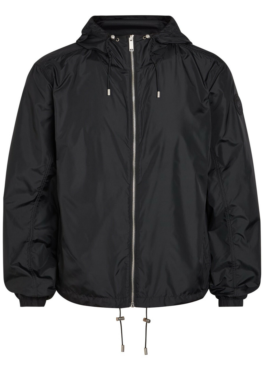 Canada Goose Drift Hooded Logo-appliquéd Shell Jacket Black