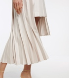 Peter Do - Pleated asymmetric midi skirt