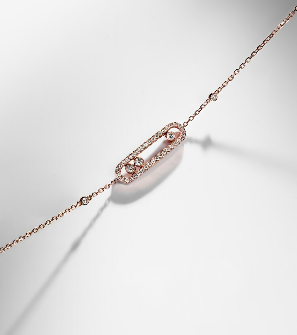 Messika Baby Move 18kt rose gold bracelet with diamonds