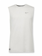 Nike Running - Rise 365 Mesh-Panelled Dri-FIT Tank Top - White