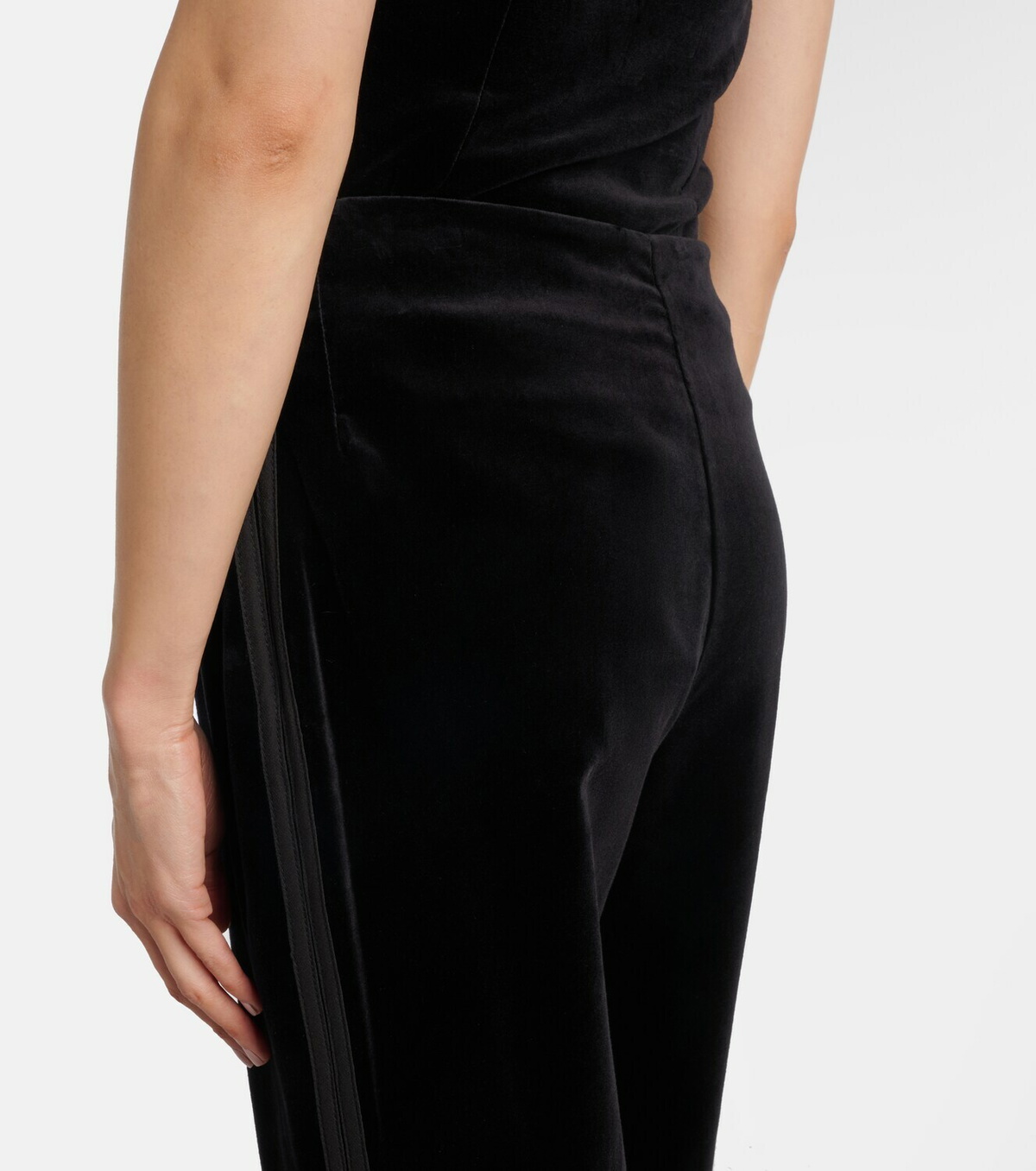 Posse Quincy cotton velvet cropped pants