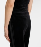 Posse Quincy cotton velvet cropped pants