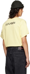 LU'U DAN Yellow Serpent Emblem Oversized Concert T-Shirt