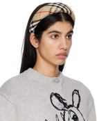 Burberry Beige Vintage Check Headband