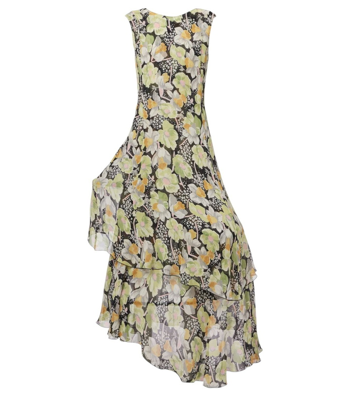 Photo: Loewe Floral asymmetric silk maxi dress