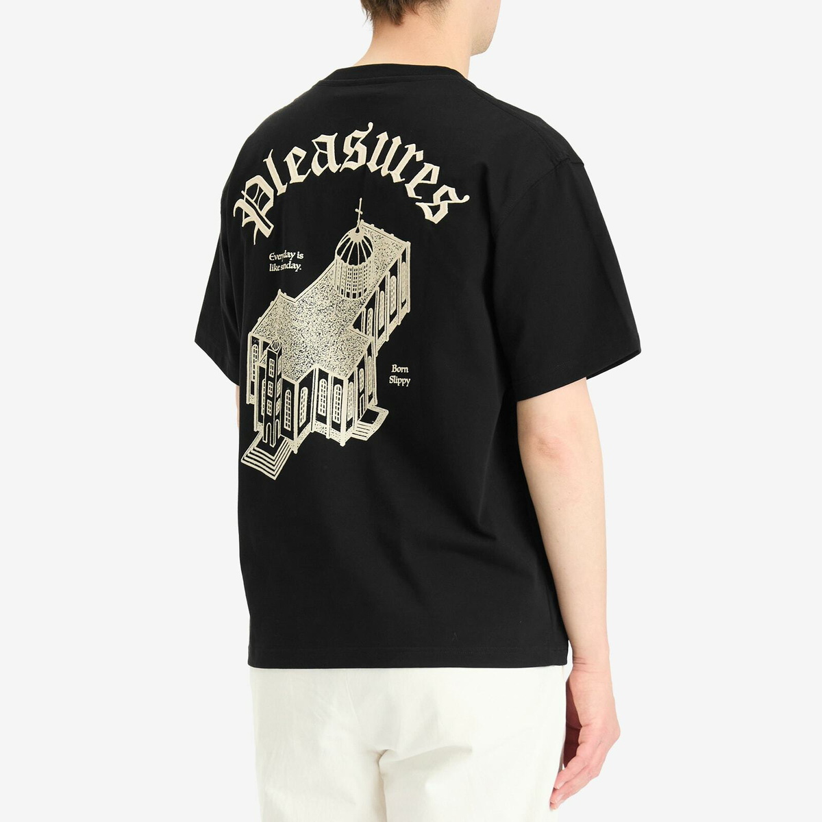 Pleasures Men's Chapel Heavyweight T-Shirt in Black