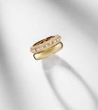 Shay Jewelry Orbit 18kt gold ring with diamonds