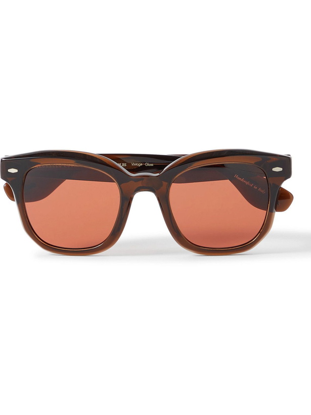 Photo: Brunello Cucinelli - Oliver Peoples Square-Frame Acetate Sunglasses