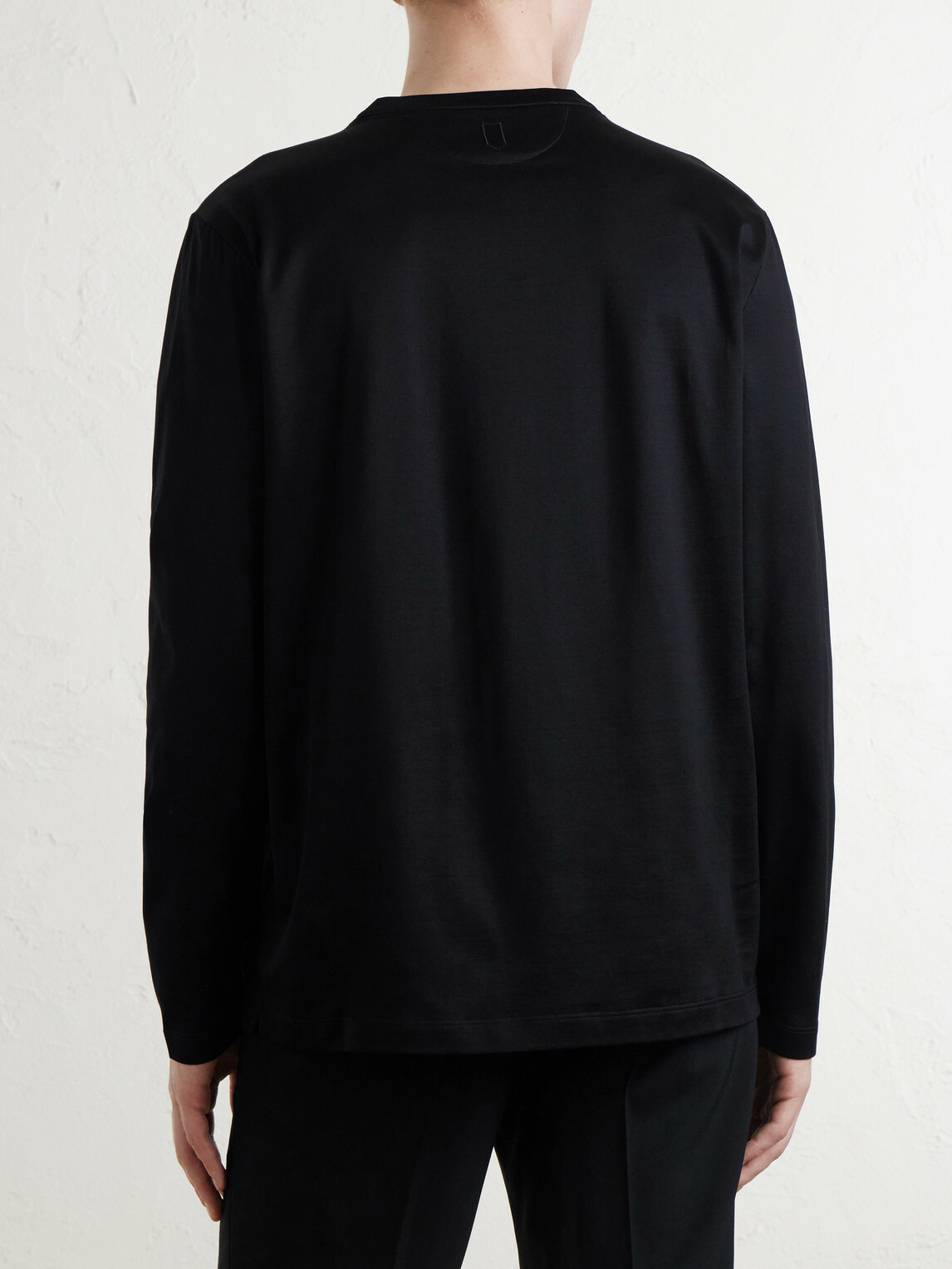 Canali - Cotton-Jersey T-Shirt - Black