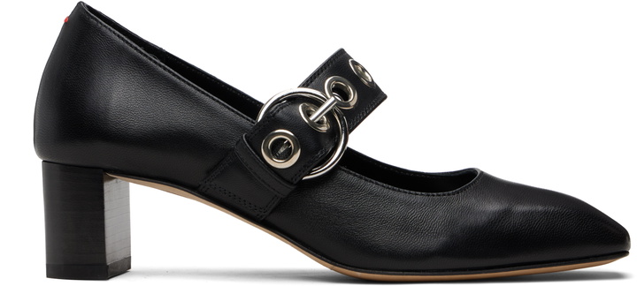 Photo: Aeyde Black Lina Eyelet Heels
