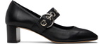 Aeyde Black Lina Eyelet Heels