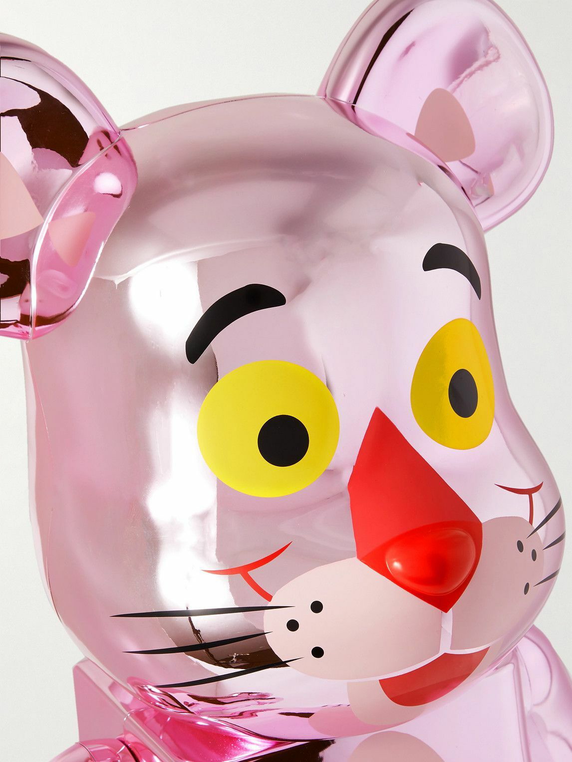 BE@RBRICK - Pink Panther 1000% Printed Chrome PVC Figurine BE@RBRICK