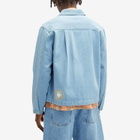 Magic Castles Men's Pocket Overshirt in Ice Blue