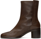 Maison Margiela Brown Tabi Boots