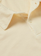 James Perse - Supima Cotton-Jersey Polo Shirt - Yellow