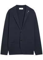 Lardini Cotton Cardigan Navy