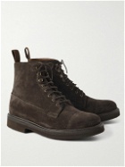 Grenson - Harry Suede Lace-Up Boots - Brown