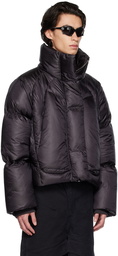 Entire Studios SSENSE Exclusive Black UVR Down Jacket