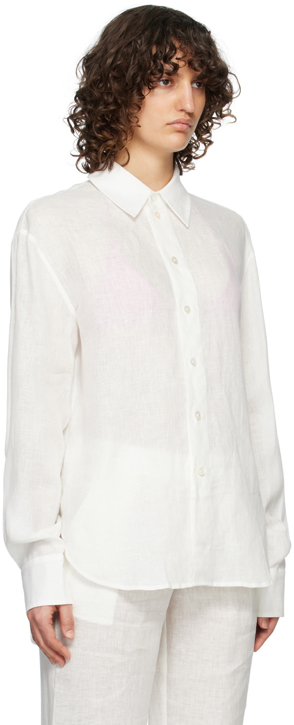 Louisa Ballou White Oversized Shirt