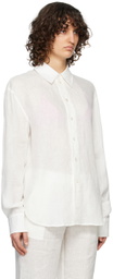 Louisa Ballou White Oversized Shirt