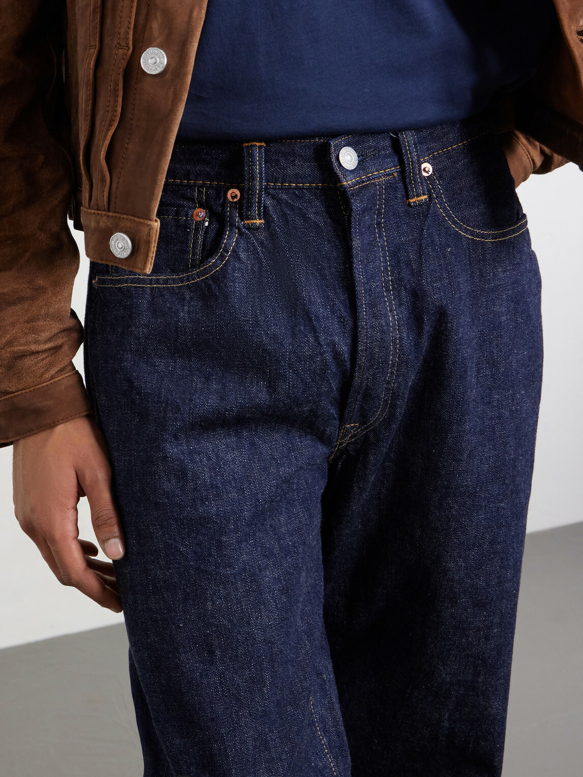 FULLCOUNT - 0105W Straight-Leg Selvedge Jeans - Blue