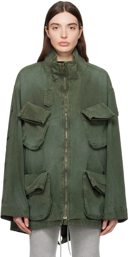 Photo: OPEN YY Green Faded Jacket