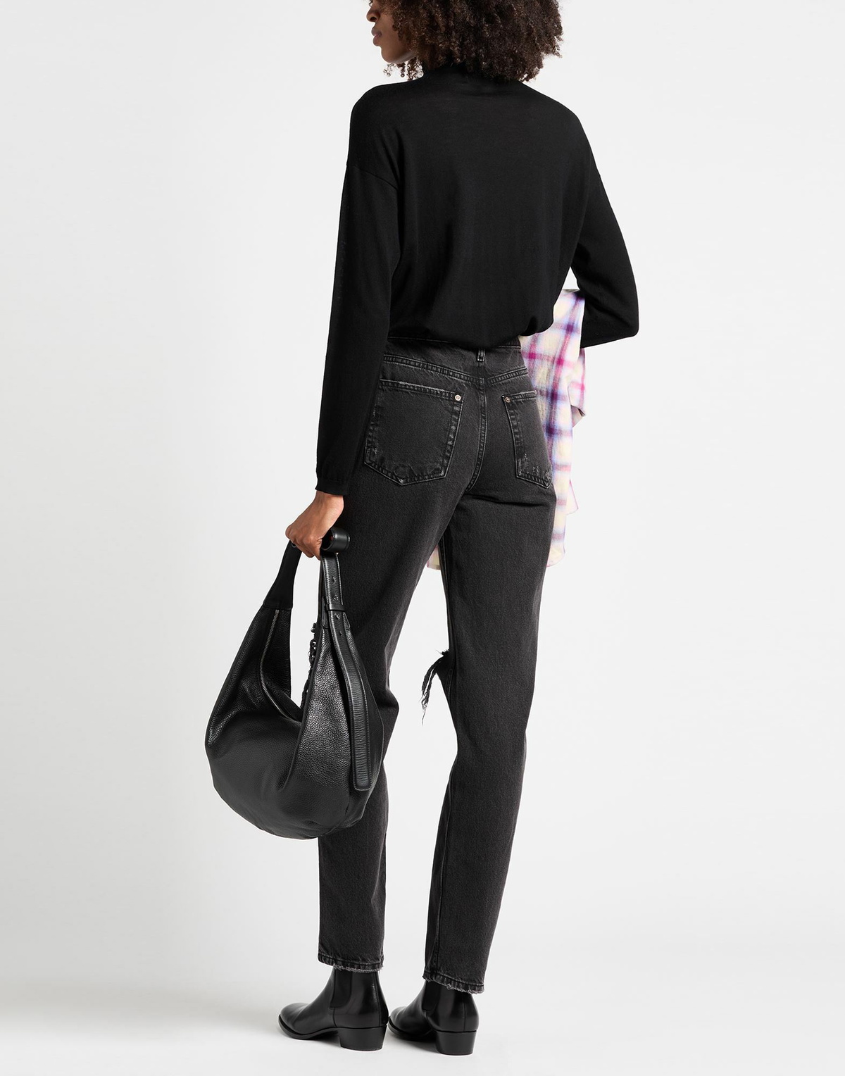 Free People Womens Jeans in Black