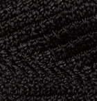 Lanvin - 5.5cm Knitted Silk Tie - Men - Black