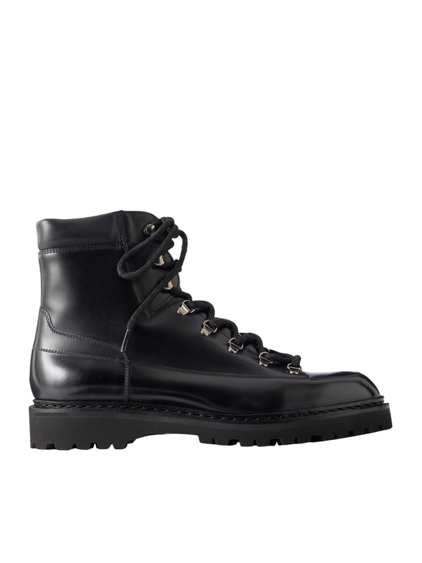 Photo: John Lobb - Sommet Leather Hiking Boots - Black