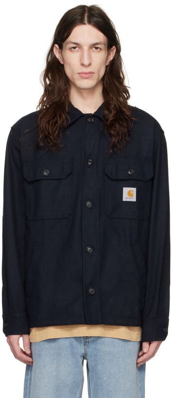 Photo: Carhartt Work In Progress Navy Wiston Shirt