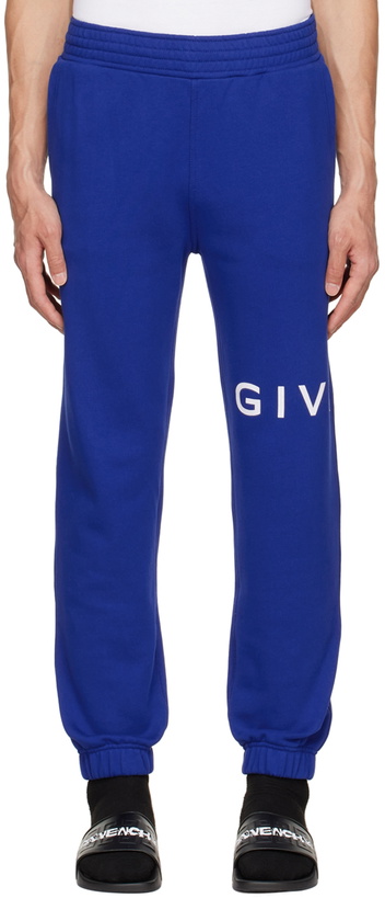 Photo: Givenchy Blue Cotton Lounge Pants