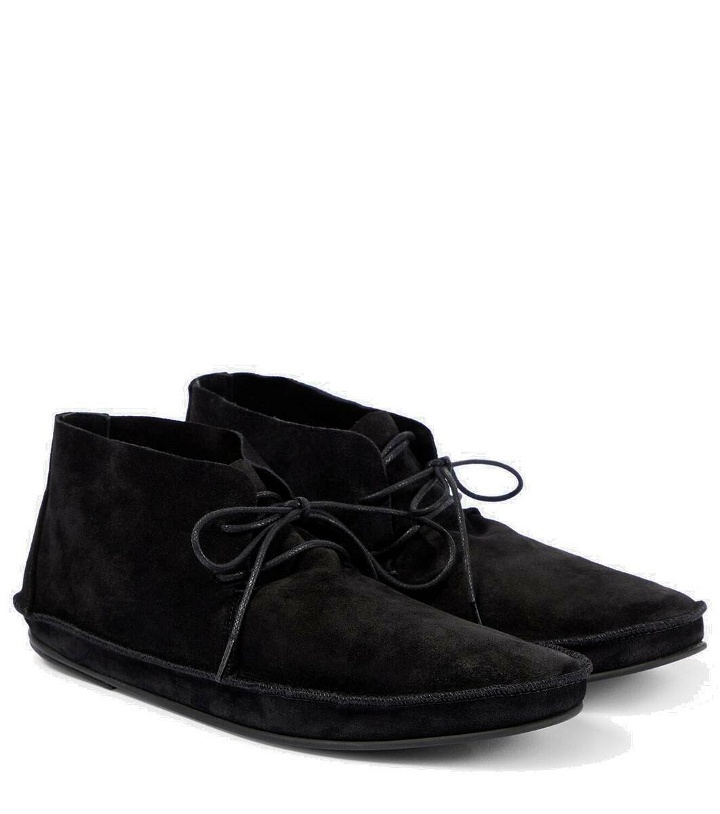 Photo: The Row Tyler suede ankle boots
