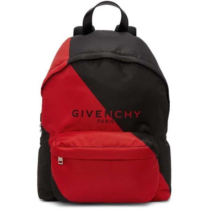 Photo: Givenchy Black and Red Urban Backpack