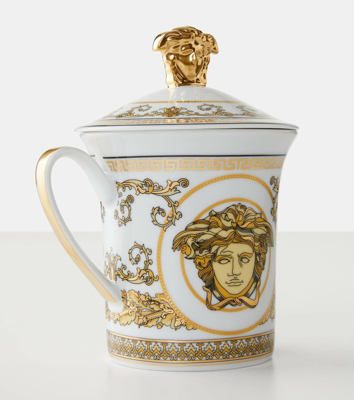 Versace Home Virtus Gala lidded mug