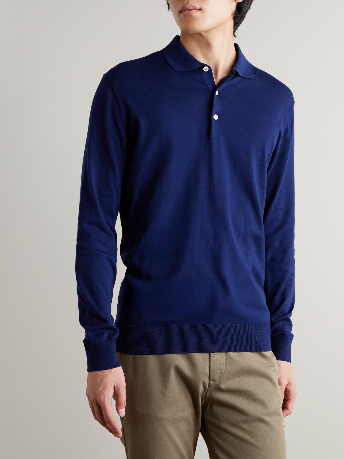 Peter Millar - Mariner Sea Island Cotton Polo Shirt - Blue
