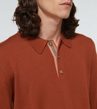 Burberry - Pace merino wool long-sleeved polo