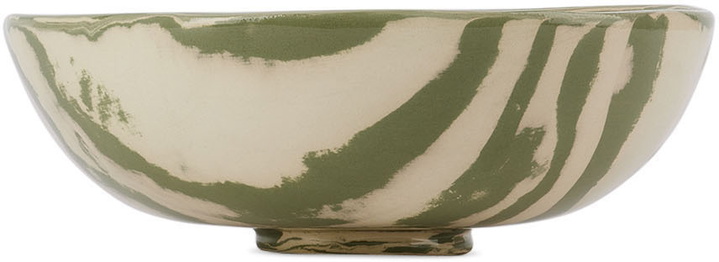 Photo: Henry Holland Studio Green & White Stripe Small Bowl