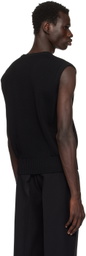 Coperni Black Knitted Sleeveless Vest