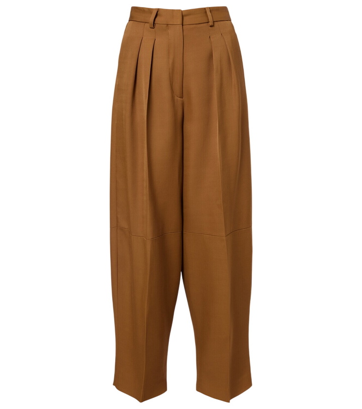 Photo: Altuzarra Dash cropped barrel-leg pants
