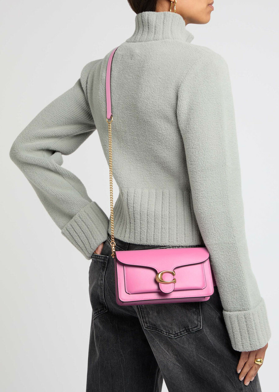 Coach Tabby Leather Clutch - Fuchsia - One Size