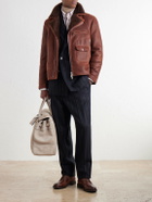 Brunello Cucinelli - Country Suede Weekend Bag - Neutrals