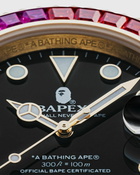 A Bathing Ape Type 1 Bapex Crystal Stone Gold - Mens - Watches