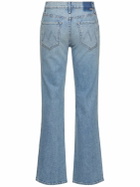MOTHER The Hustler Roller Fray Denim Wide Jeans