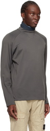 _J.L - A.L_ Black Neck Gathor Turtleneck