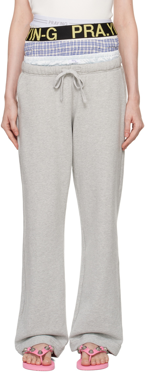 Praying Gray Underwear Sweatpants Praying